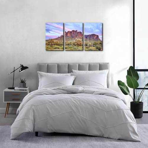 Pacimo Mountains Sunset Canvas Wall Decor Natural Landscape Wall Art Print on - Image 4