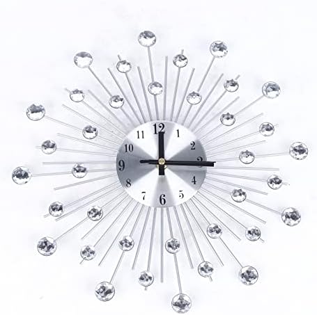 Crystal Wall Clock, Large Wall Clocks by SNKOURIN