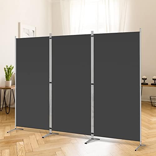 RANTILA 3 Panel Privacy Screen, 6 Ft Tall Folding Privacy Screen Room Dividers by RANTILA