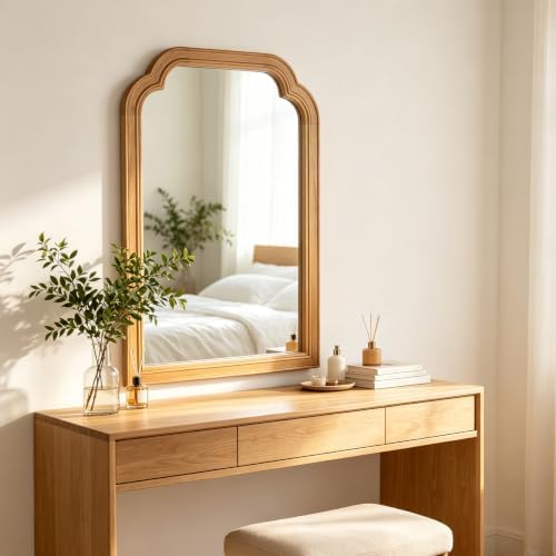 Bathroom Mirror for Over Sink, 30x20 Inch Wood Frame Decorative Wall Mirror - Image 7
