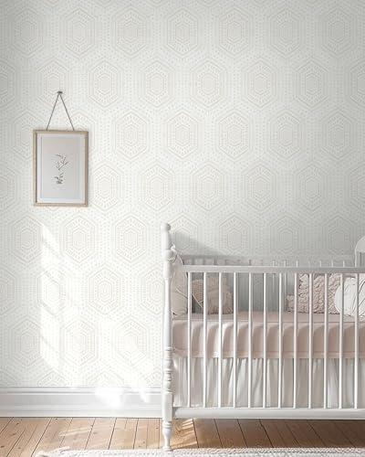 Heroad Hexagon Peel and Stick Wallpaper Boho Contact Paper Geometric Wallpaper - Image 2