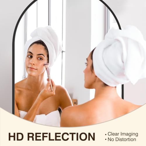 FICTOR 2 Pack 24" x 36" Arched Bathroom Vanity Mirror - Image 4