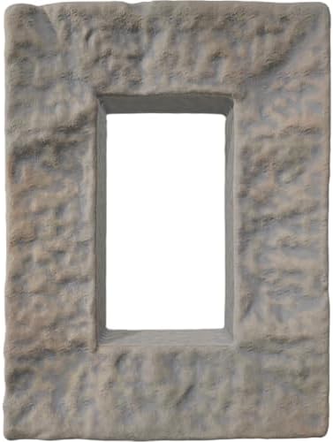 Universal Electrical Cover for EverStone Faux Stone Siding Panels, Morning Dove by EkenaMillwork