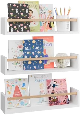 Fixwal Floating Nursery Book Shelves by Fixwal