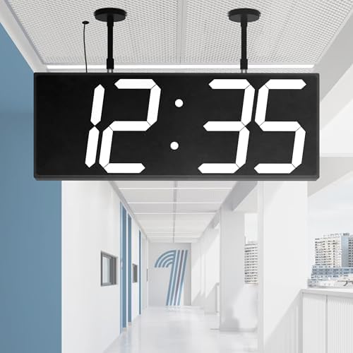 CHKOSDA 19 Inch Large Double Sided Digital Wall Clock by CHKOSDA