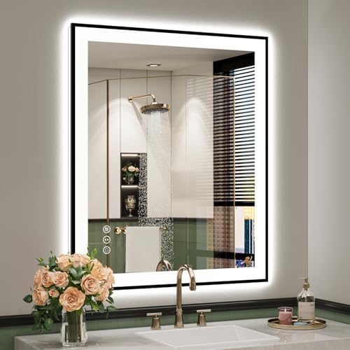 36x30 LED Bathroom Mirror with Lights by YEELAIT