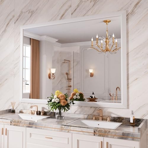 Amorho Bathroom Mirror for Wall 55x40 Inch by Amorho