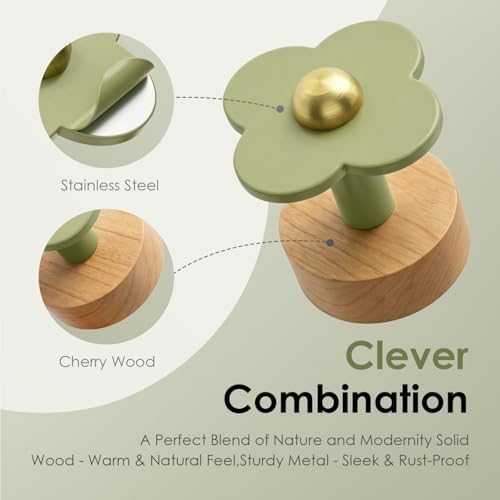 Tindbea Upgreded Heavy Duty Coat Rack Wall Mount - Image 3