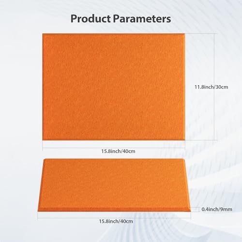 12 Pack Rectangle Acoustic Panels Self Adhesive Sound Proof Foam - Image 6