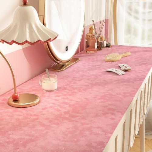 Stickyart Pink Velvet Wallpaper Peel and Stick Fabric Textured Pink Contact - Image 6
