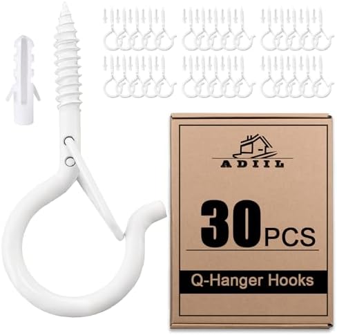 ADIIL Q Hanger Ceiling Screw Hooks by ADIIL