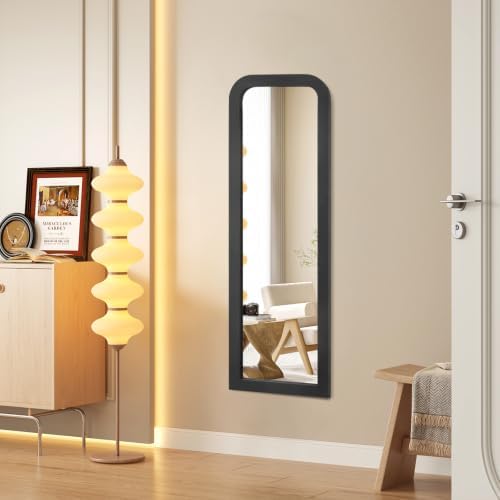 AAZZKANG Wall Mirror Full Length Rectangle Large Black Wood Framed 43"x14" - Image 4