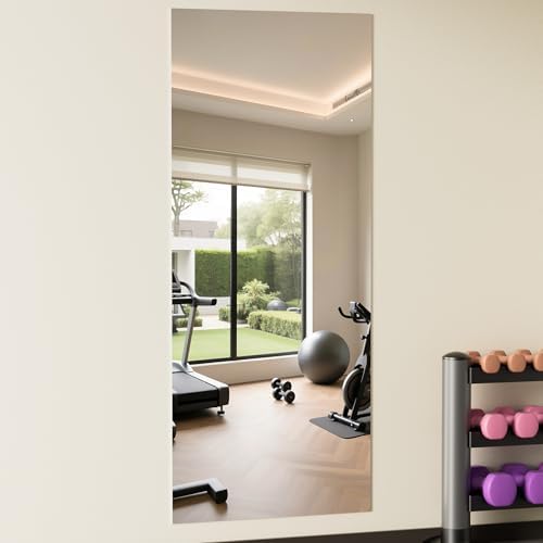 Hasipu Home Gym Workout Mirror 94" L x 39" W-1pcs Large Full Length Mounted - Image 2