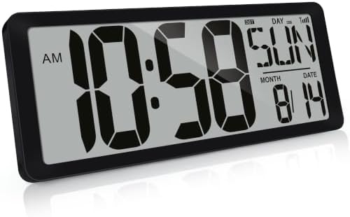 14.2" Large Atomic Digital Wall Clock by Unknown