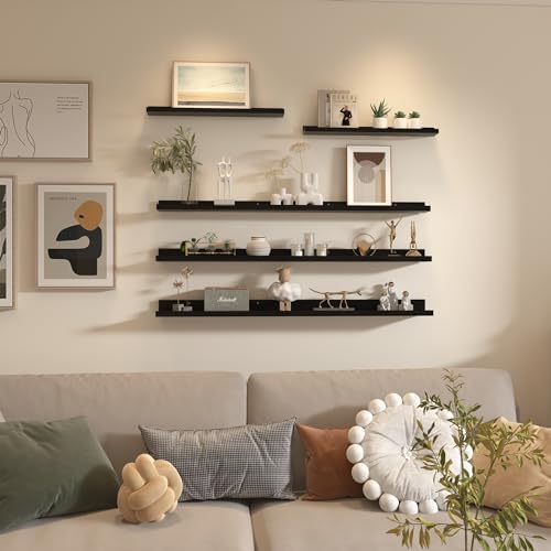 Giftgarden 47 Inch Long Floating Shelves - Image 4