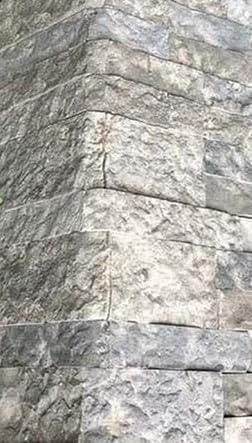 Thin Real Concrete Stone Veneer, SC Gray Tones, Corner & Edge by Unknown