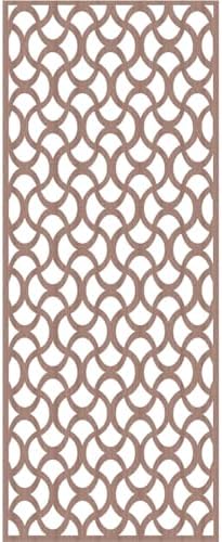 Resort Decorative Pierced Fretwork Wood Wall Panels, 37 3/8"W x 94 3/8"H x 3/8"T - Image 2