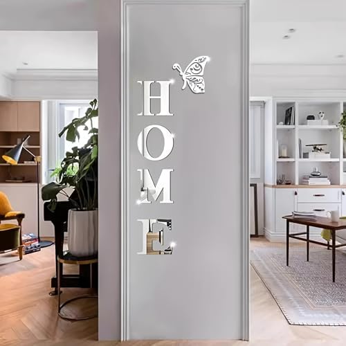 Home Wall Decor Letter Signs Acrylic Mirror Wall Stickers Decorations - Image 2