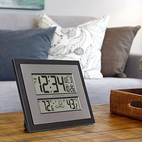 La Crosse Technology 512-65937 Black Atomic Digital Clock - Image 5