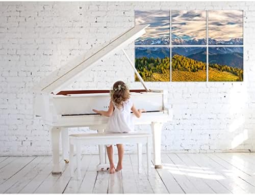 JBER Art Acoustic Panels 72" x 48", Sound Absorbing Wall Art, The Alps - Image 4