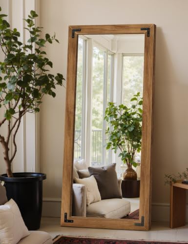 Wood Framed Full Length Mirror for Wall by TRAHOME