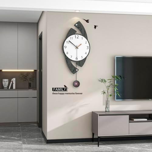 Large Modern Silent Decorative Wall Clock - Image 2