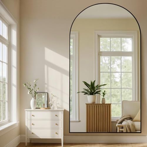 MISSDAY Large Arched Full Length Mirror, Floor Mirror Long Free Standing - Image 5