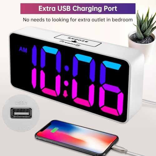 DreamSky Large Digital Alarm Clock Big Number - Image 6