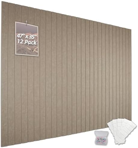Cork Board Alternative-Felt Slat Wall Paneling, Office Bulletin Board by Unknown