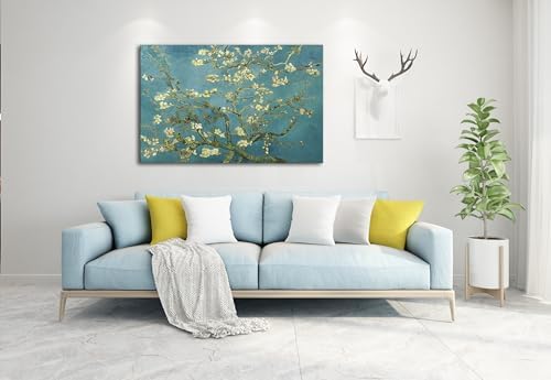 OKEXCKK Almond Blossom by Vincent Van Gogh Canvas Wall Art Large Modern Floral - Image 4