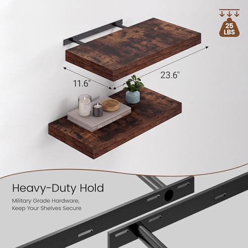 Heimlove 12" Deep Floating Shelves - Image 3