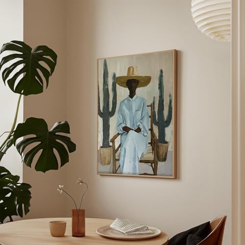 Black Girl Art Posters African Minimalist Wall Art 16x20 Inch Unframed - Image 4