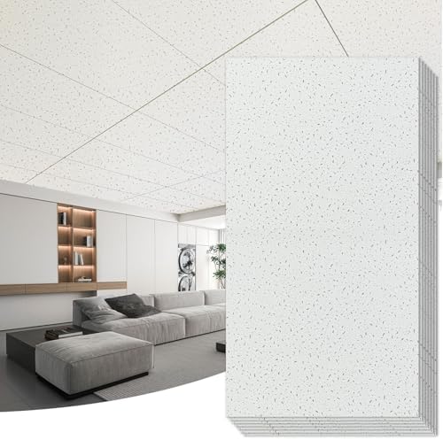 Art3d Acoustic Drop Ceiling Tiles 2x4 ft by Art3d