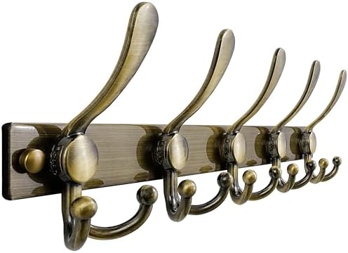 Dseap Coat Rack Wall Mount, Heavy Duty 12-Gauge Base vs Flimsy 1mm, by Dseap