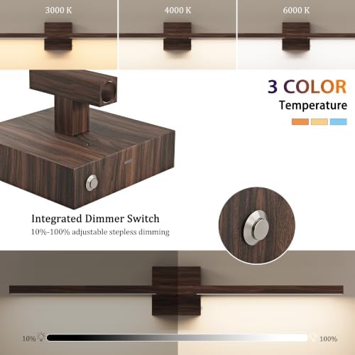 Rayogale Walnut Battery Operated Wall Sconce - Image 2