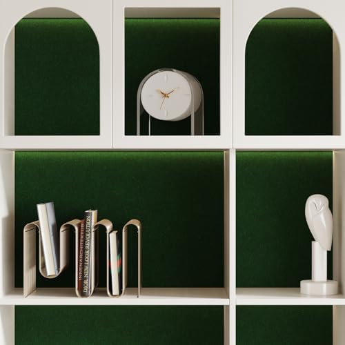 Green Velvet Drawer Liner Self Adhesive Velvet Wallpaper Peel and Stick Soft - Image 4
