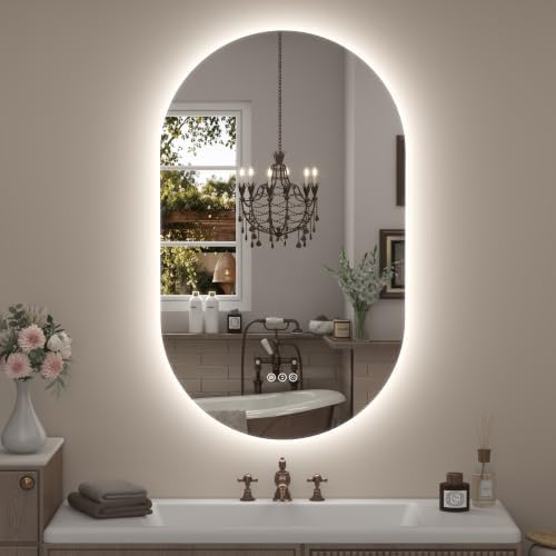 40x24 Inch Oval Backlit LED Bathroom Mirror by VANLIOBathroomMirror