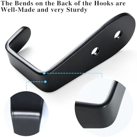 Stainless Steel Hooks for Hanging, Heavy Duty Hook, Wall Hooks Key Holder Wall - Image 5