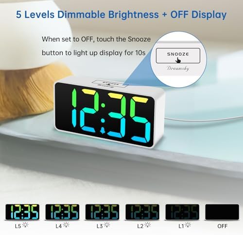 DreamSky Small Digital Alarm Clock - Image 5