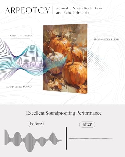 ARPEOTCY Fall Acoustic Art Wall Panels, Cottage landscape prints - Image 4
