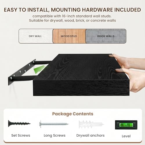FLYJOE 32 Inch Floating Shelves - Image 6