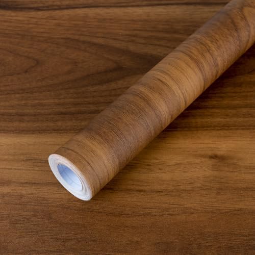 COSNIGHT Wood Grain Contact Paper, Vintage Peel and Stick Wallpaper by COSNIGHT