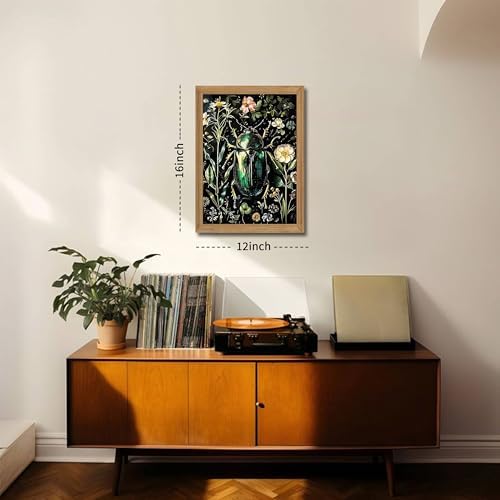 Framed Vintage 3D Textured Wall Art - Image 3