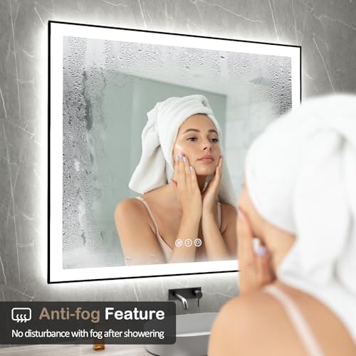 48x40 Inch LED Bathroom Mirror - Image 5