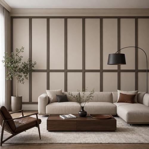 Paulownia Wood Wall Panel Board Batten Panel Kit 9.84 ft x 8 ft - Image 6