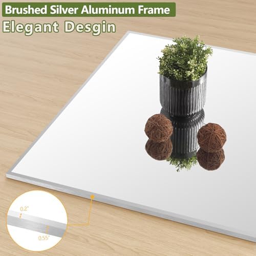 MELOMOIR 44"x72" Oversized Floor Mirror, Free Standing Leaning or Hanging - Image 4