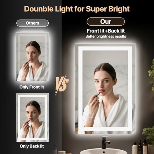 32”x24“ LED Bathroom Mirror - Image 4