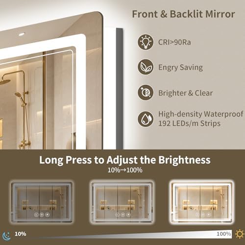 30"x36" LED Bathroom Mirror - Image 3