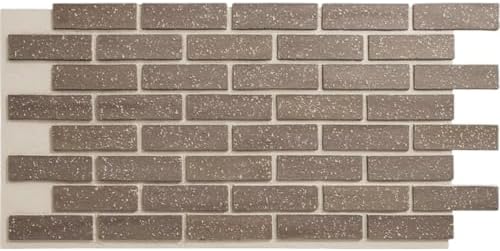 EverStone Traditional Faux Brick Panel, Tundra Color by EkenaMillwork