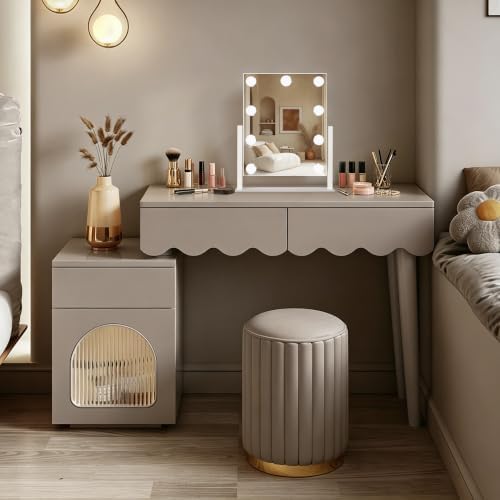 Ratsamee Rechargeable Vanity Mirror, 8000mAh 13"×15" Makeup Mirror - Image 6